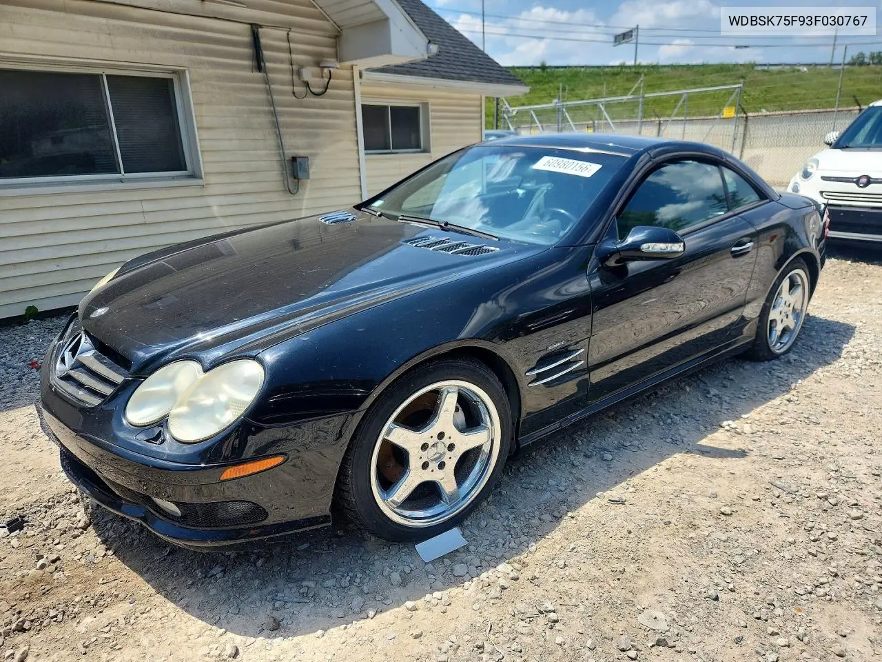 2003 Mercedes-Benz Sl 500R VIN: WDBSK75F93F030767 Lot: 60980156