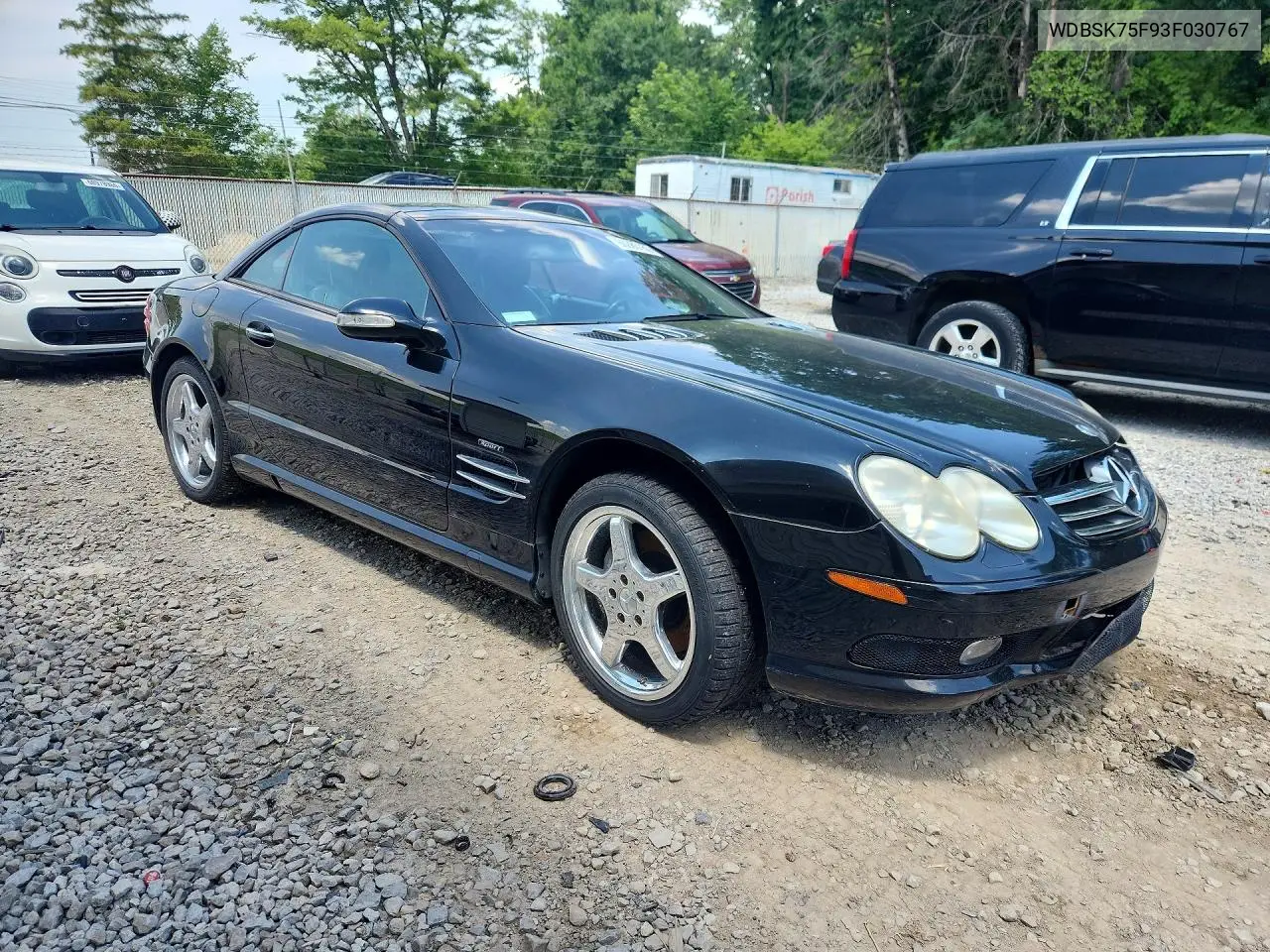 2003 Mercedes-Benz Sl 500R VIN: WDBSK75F93F030767 Lot: 60980156