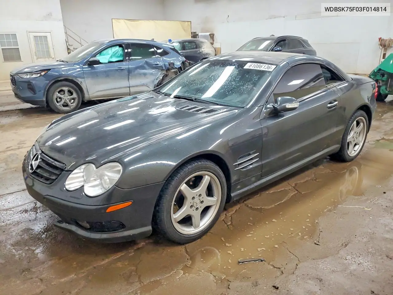2003 Mercedes-Benz Sl 500R VIN: WDBSK75F03F014814 Lot: 61086136
