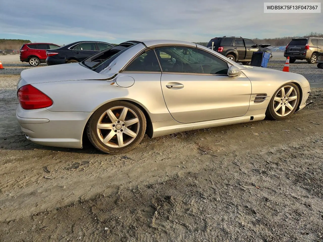 2003 Mercedes-Benz Sl 500R VIN: WDBSK75F13F047367 Lot: 77484695