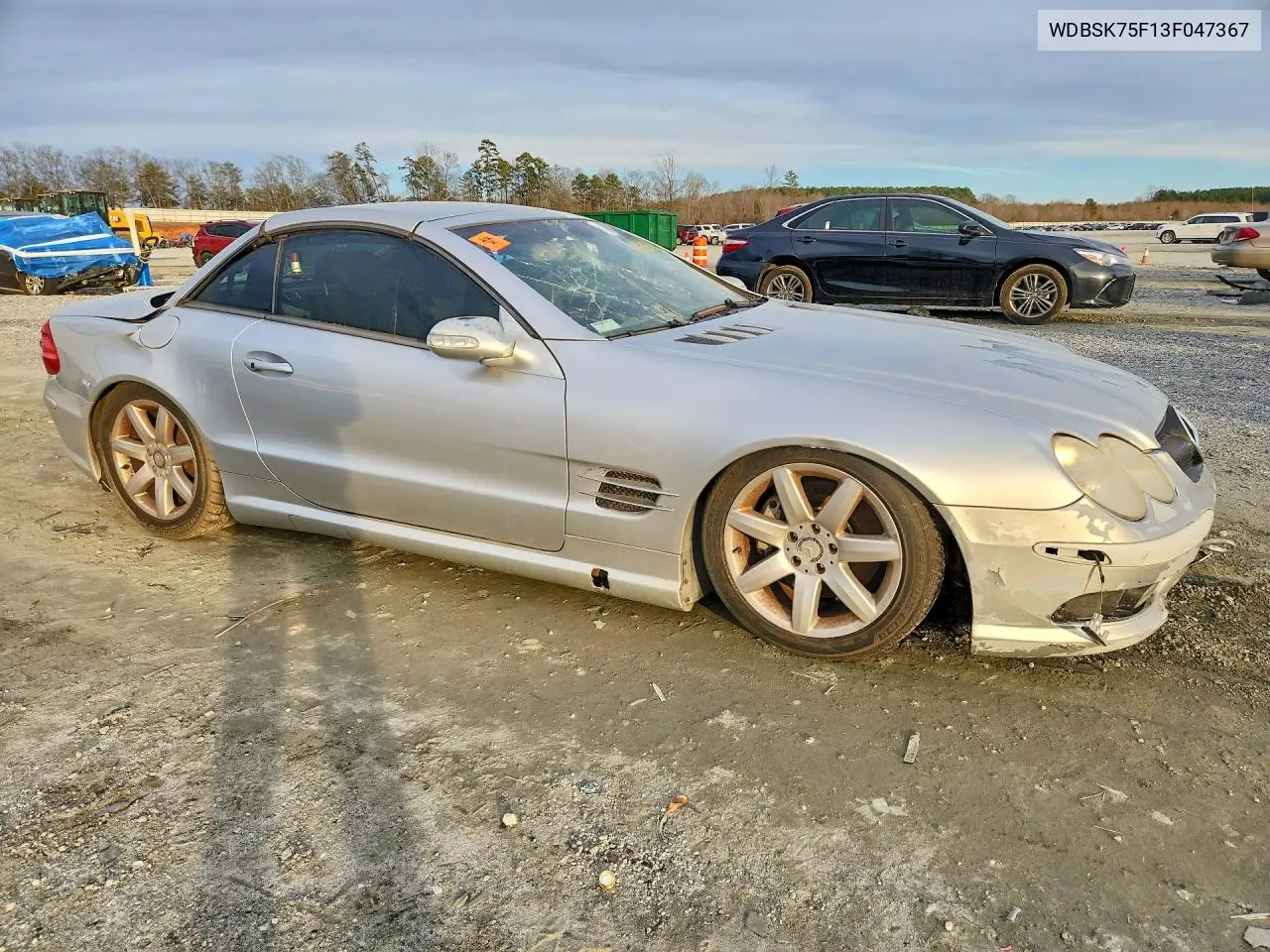 2003 Mercedes-Benz Sl 500R VIN: WDBSK75F13F047367 Lot: 77484695