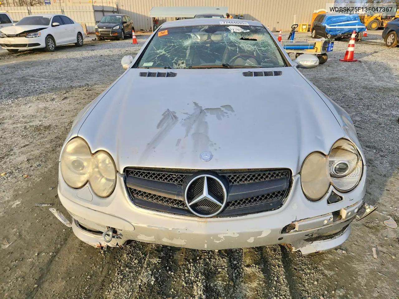 2003 Mercedes-Benz Sl 500R VIN: WDBSK75F13F047367 Lot: 77484695