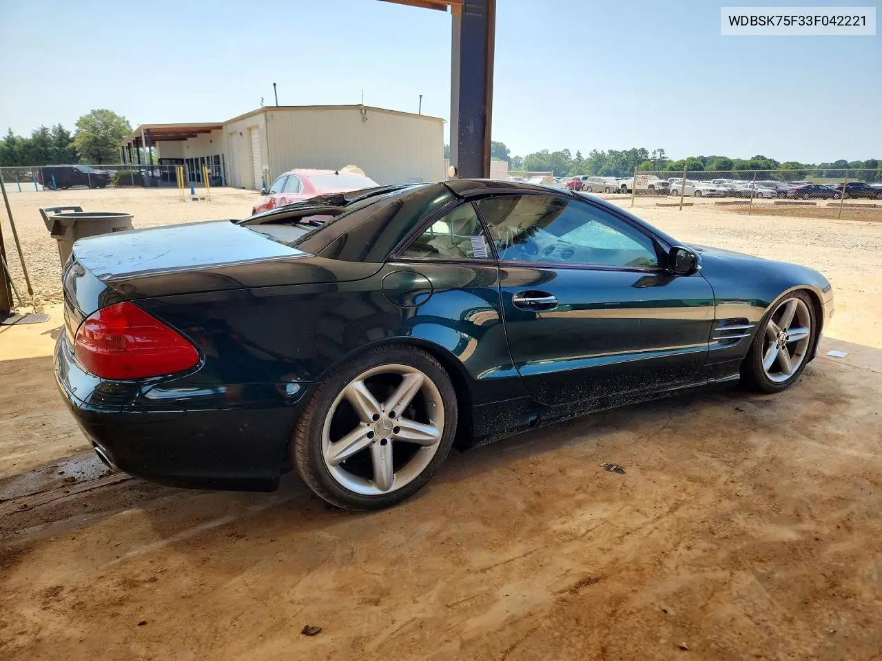 2003 Mercedes-Benz Sl 500R VIN: WDBSK75F33F042221 Lot: 85792415