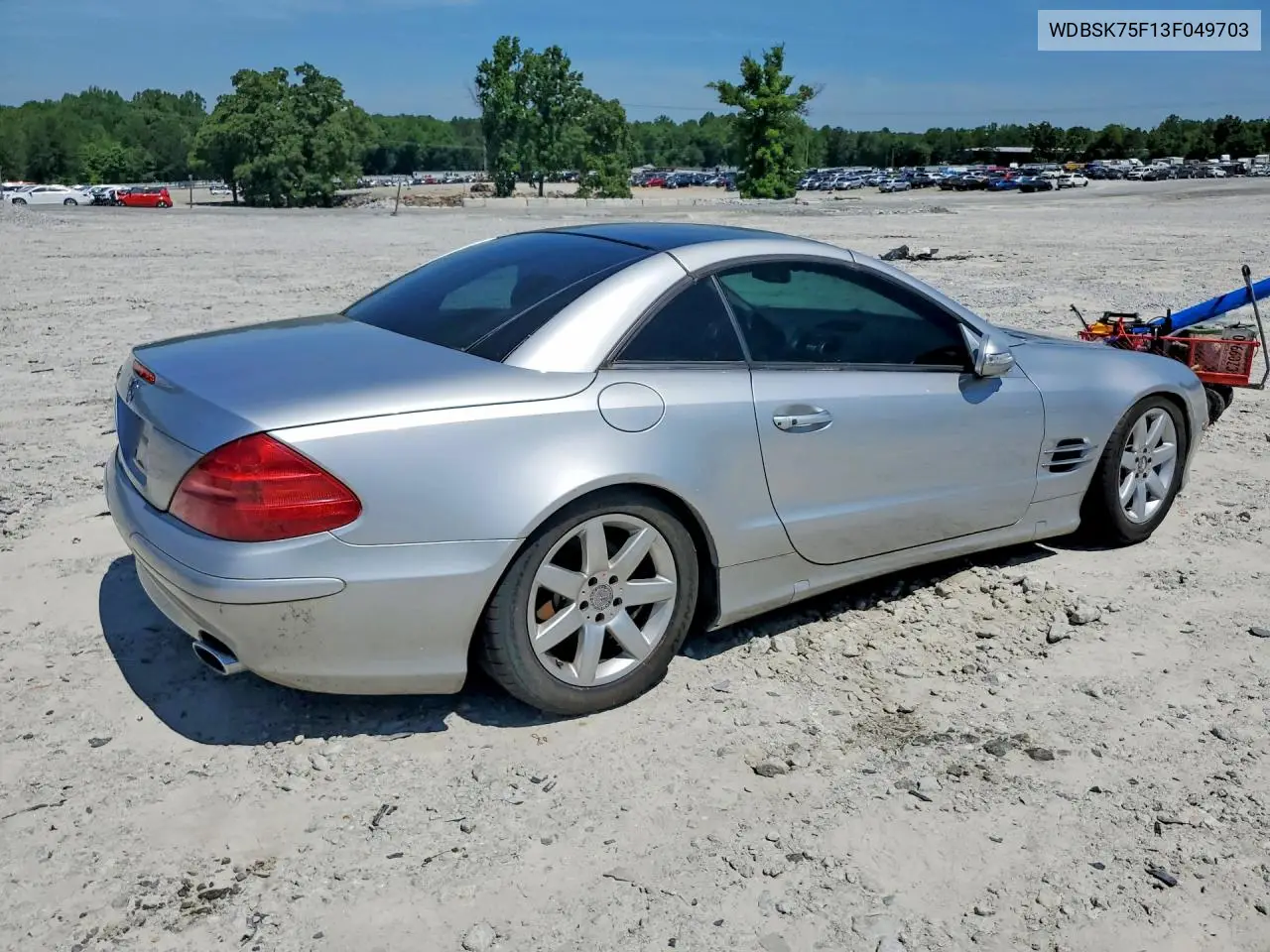 2004 Mercedes Benz Sl-Class VIN: WDBSK75F13F049703 Lot: 52163226