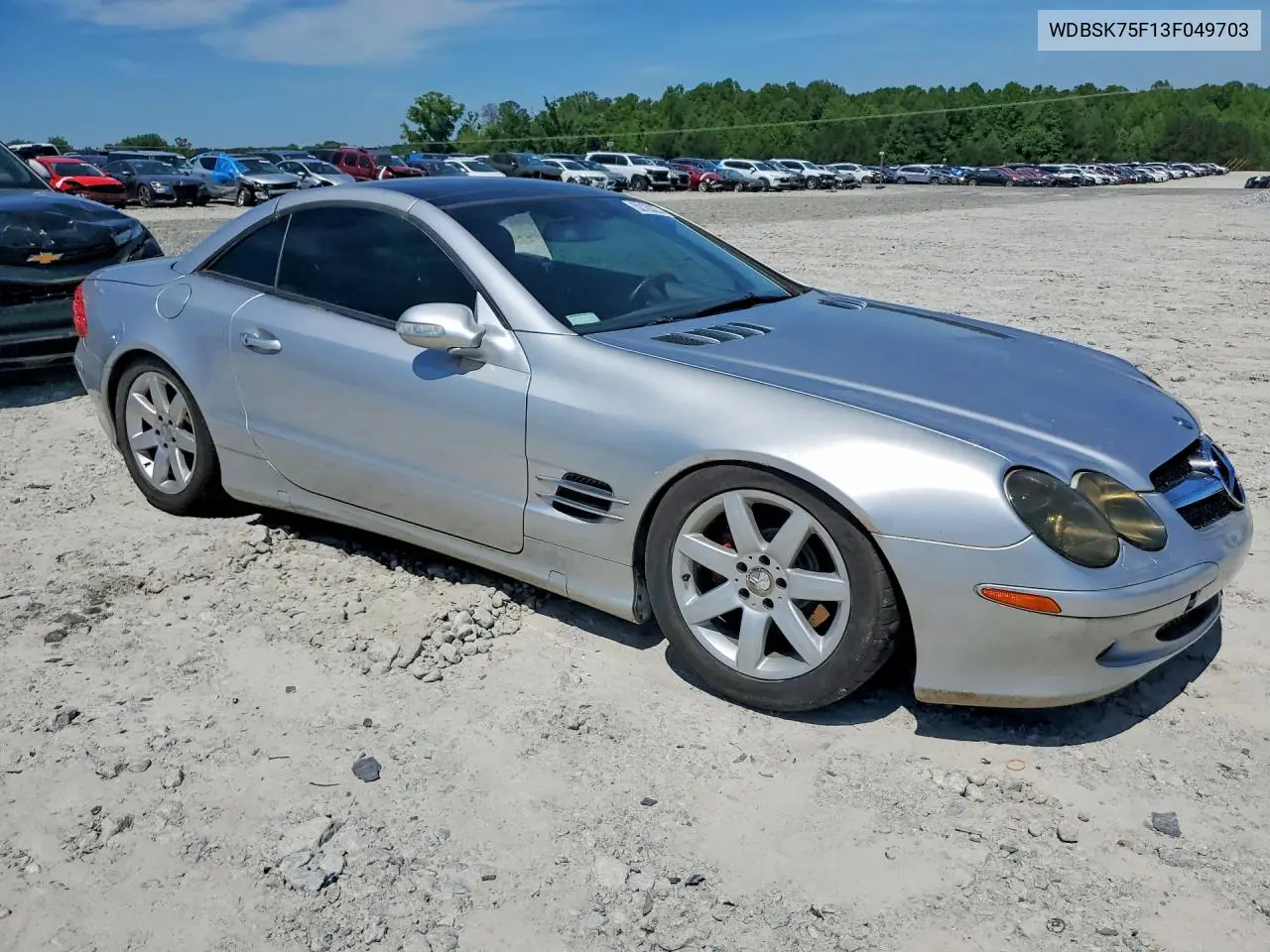 2004 Mercedes Benz Sl-Class VIN: WDBSK75F13F049703 Lot: 52163226