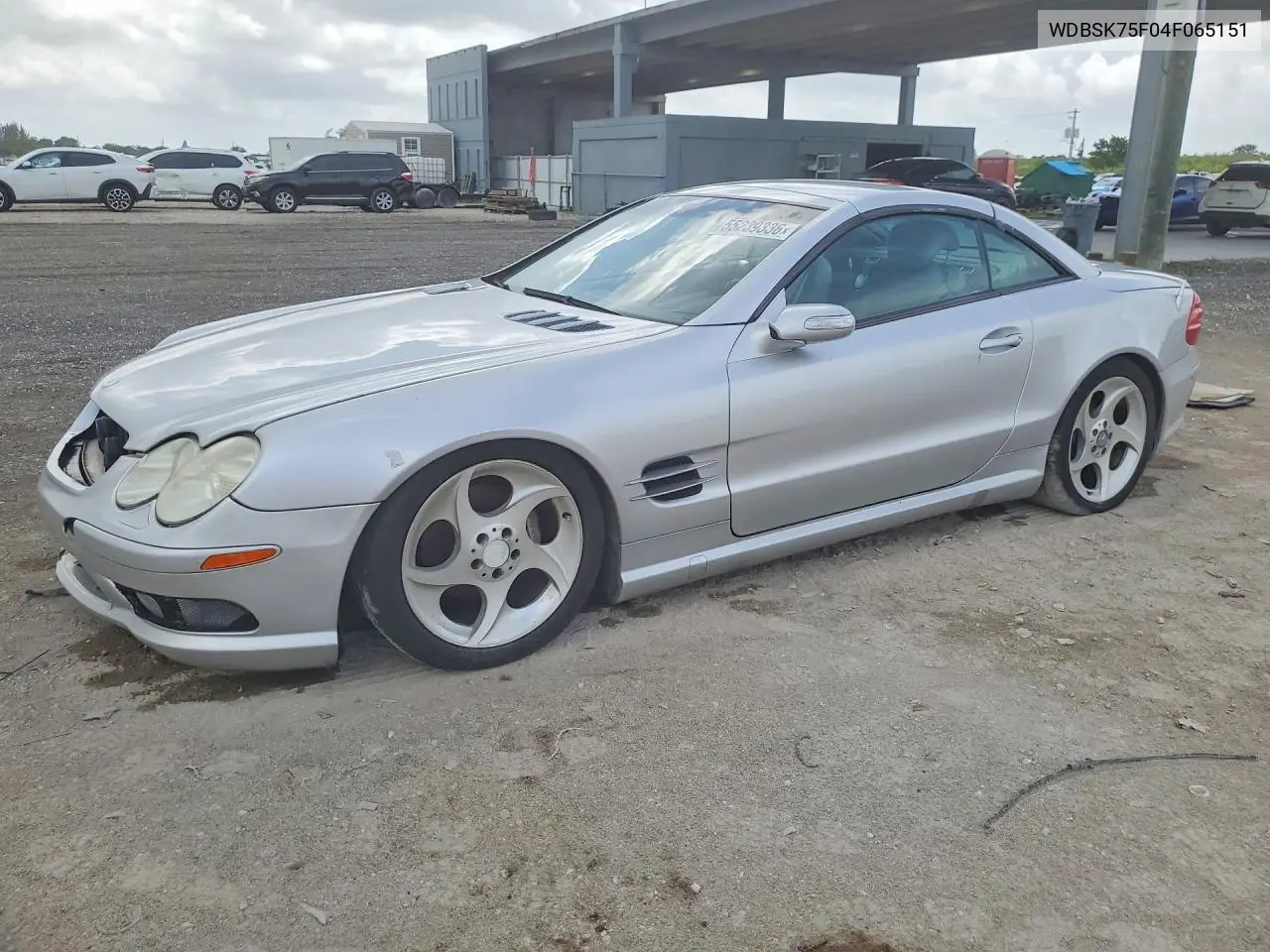 2004 Mercedes-Benz Sl 500 VIN: WDBSK75F04F065151 Lot: 55239336