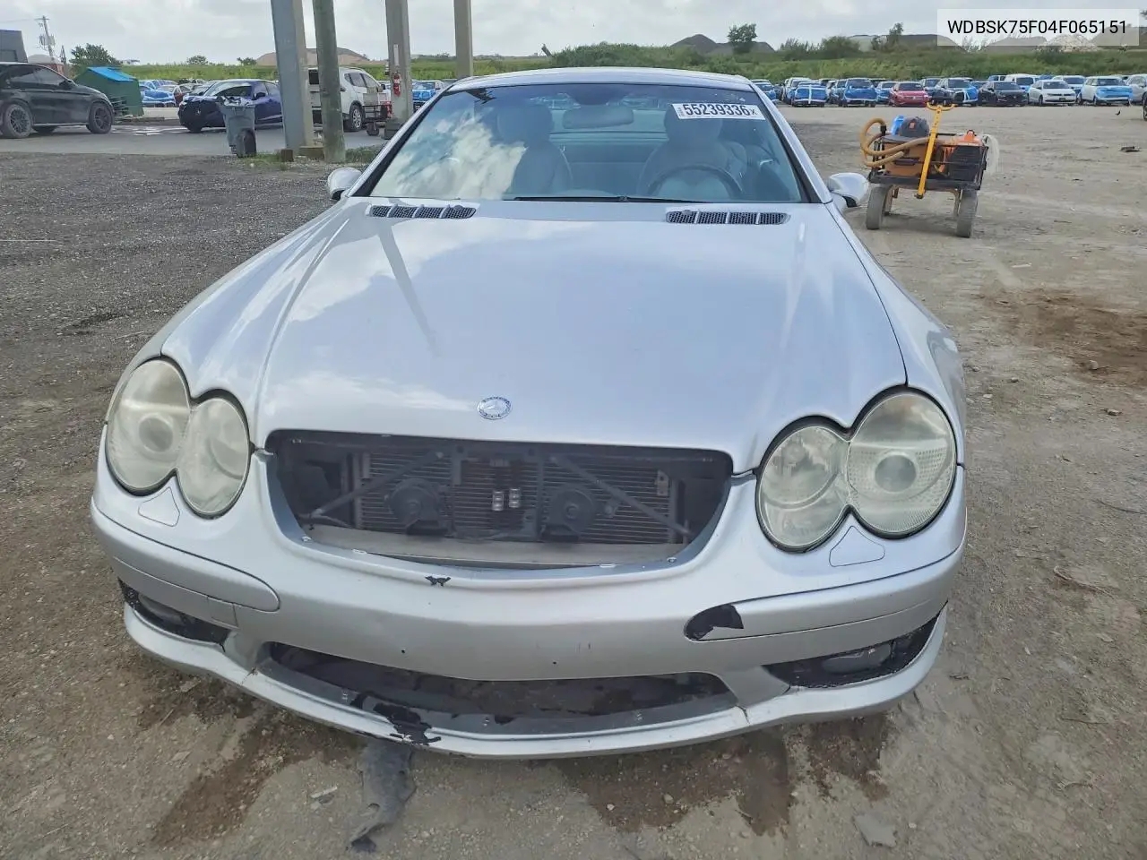 2004 Mercedes-Benz Sl 500 VIN: WDBSK75F04F065151 Lot: 55239336