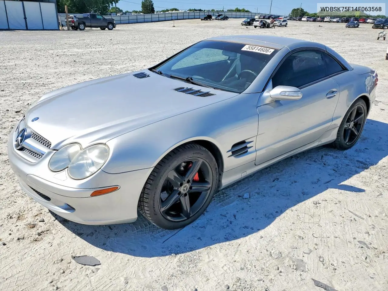 2004 Mercedes-Benz Sl 500 VIN: WDBSK75F14F063568 Lot: 55814606