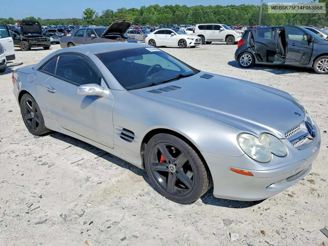 2004 Mercedes-Benz Sl 500 VIN: WDBSK75F14F063568 Lot: 55814606