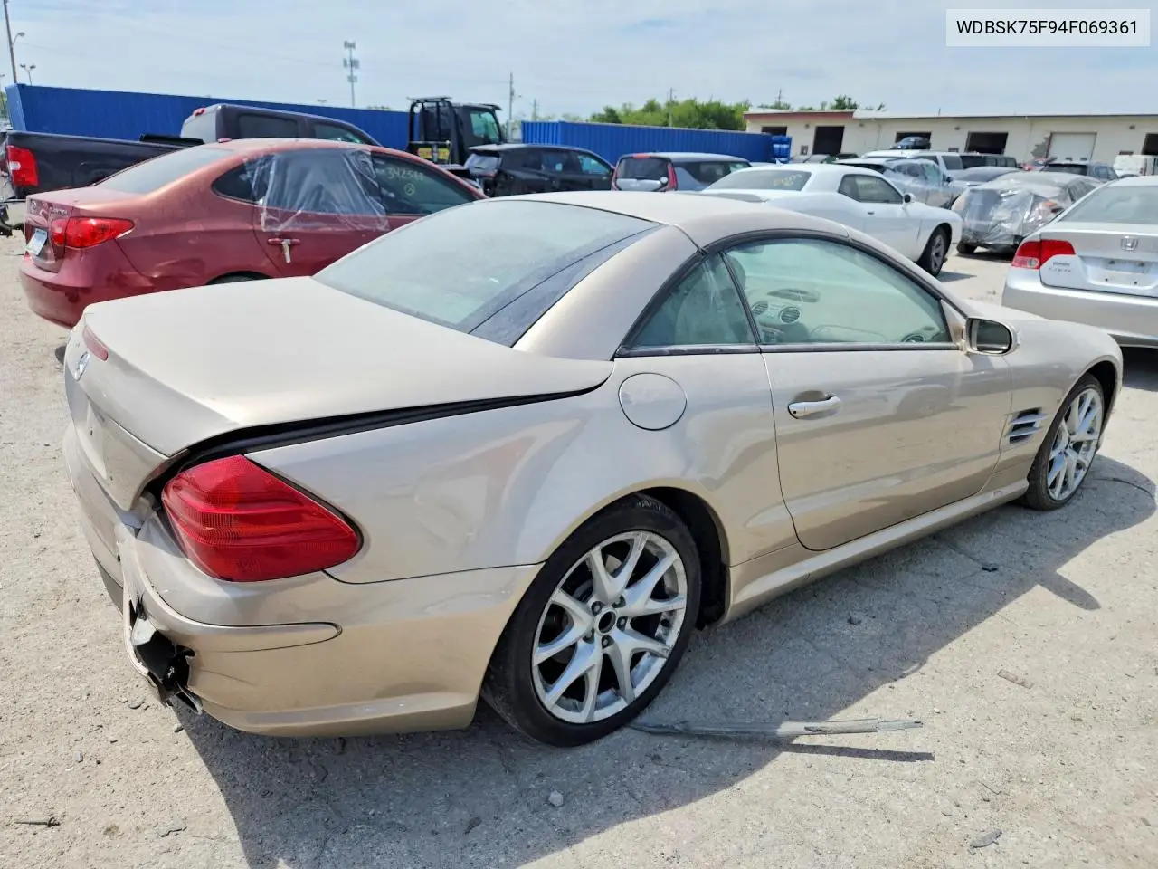 2004 Mercedes-Benz Sl 500 VIN: WDBSK75F94F069361 Lot: 59309896