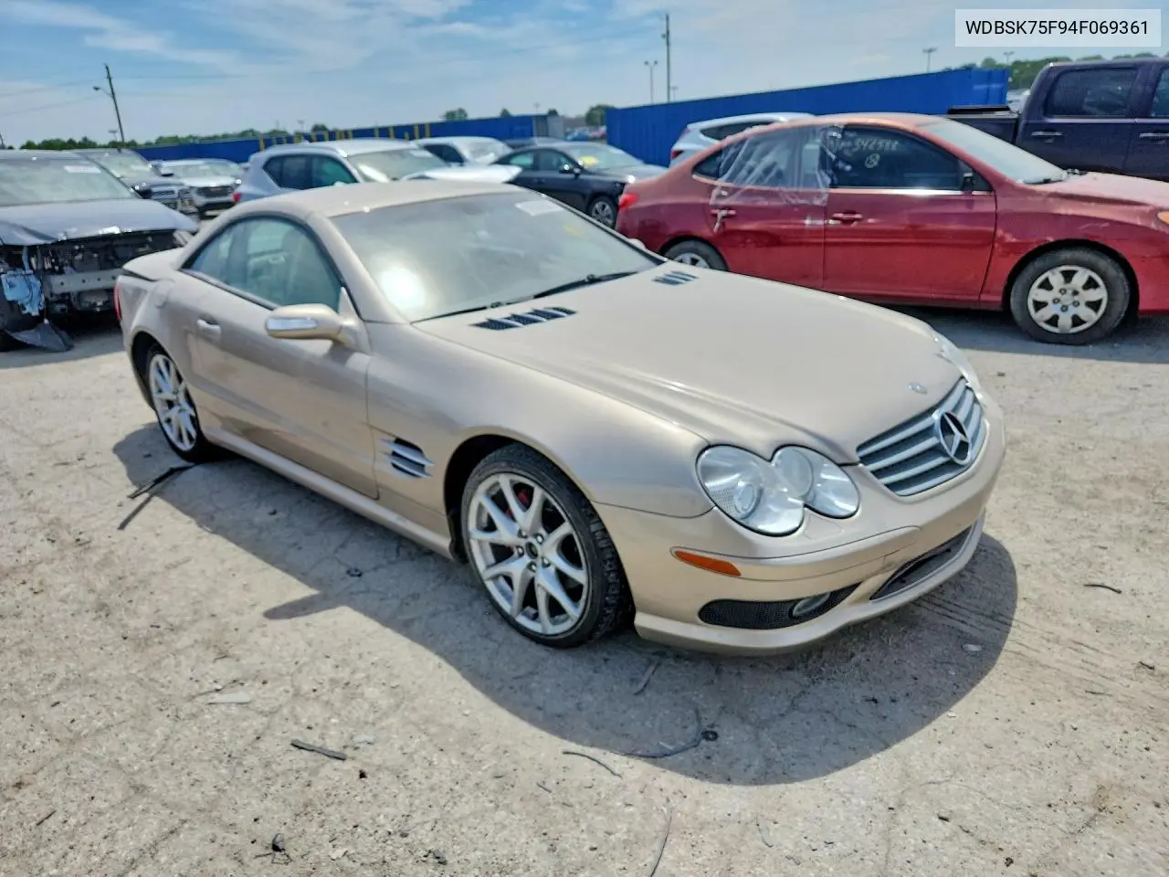 2004 Mercedes-Benz Sl 500 VIN: WDBSK75F94F069361 Lot: 59309896