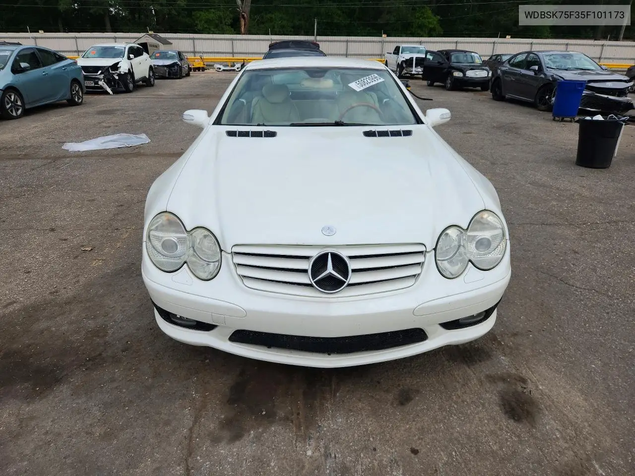 2005 Mercedes-Benz Sl 500 VIN: WDBSK75F35F101173 Lot: 50823996