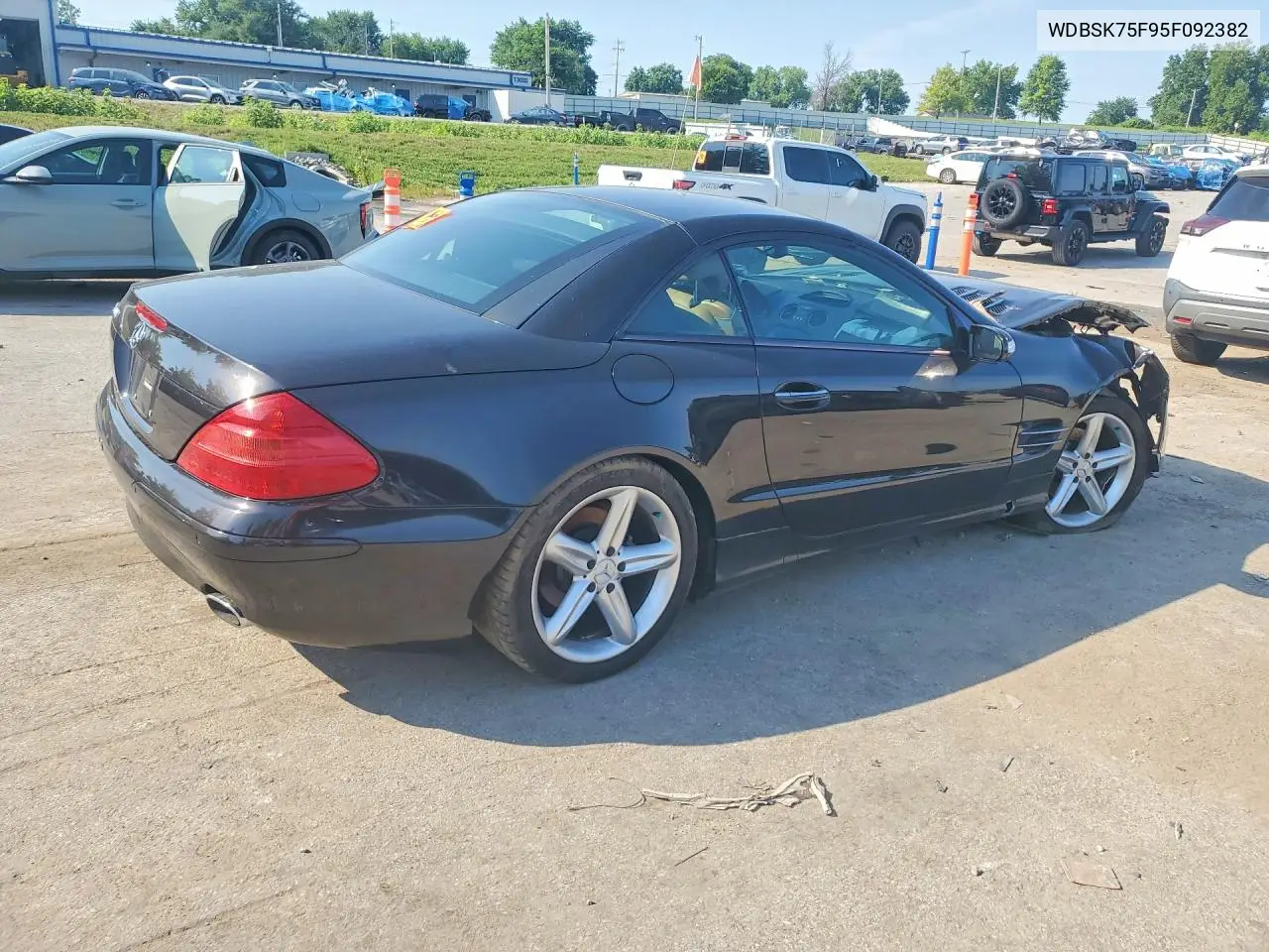 2005 Mercedes-Benz Sl 500 VIN: WDBSK75F95F092382 Lot: 57480906