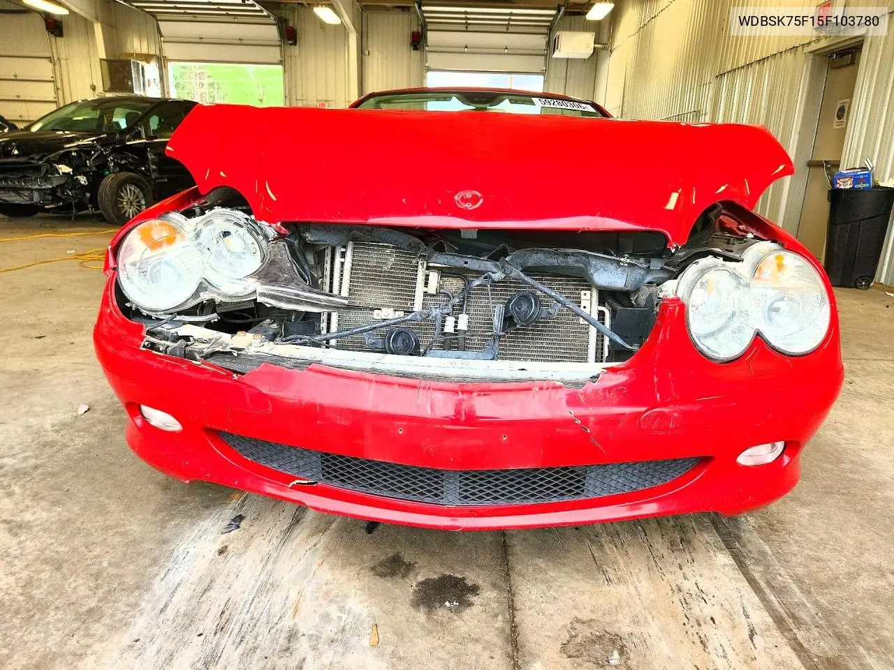 2005 Mercedes-Benz Sl 500 VIN: WDBSK75F15F103780 Lot: 59280306