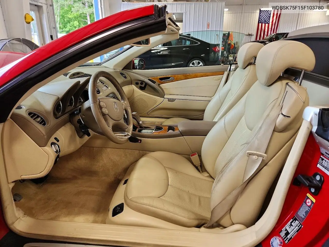 2005 Mercedes-Benz Sl 500 VIN: WDBSK75F15F103780 Lot: 59280306