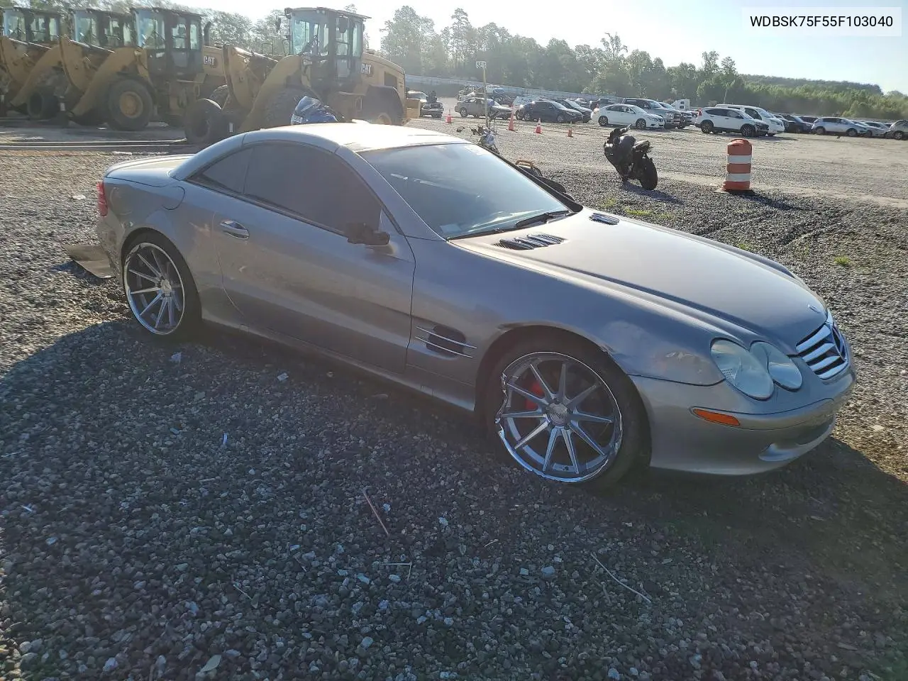 2005 Mercedes-Benz Sl 500 VIN: WDBSK75F55F103040 Lot: 60478326