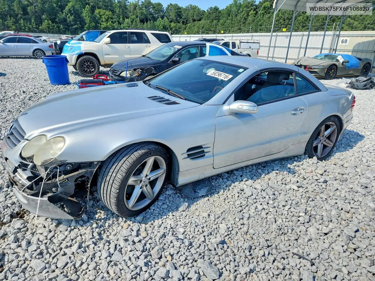 2006 Mercedes-Benz Sl 500 VIN: WDBSK75FX6F108820 Lot: 59296716