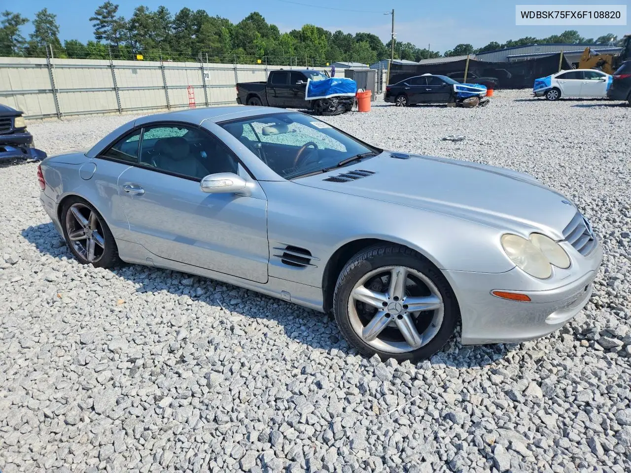 2006 Mercedes-Benz Sl 500 VIN: WDBSK75FX6F108820 Lot: 59296716