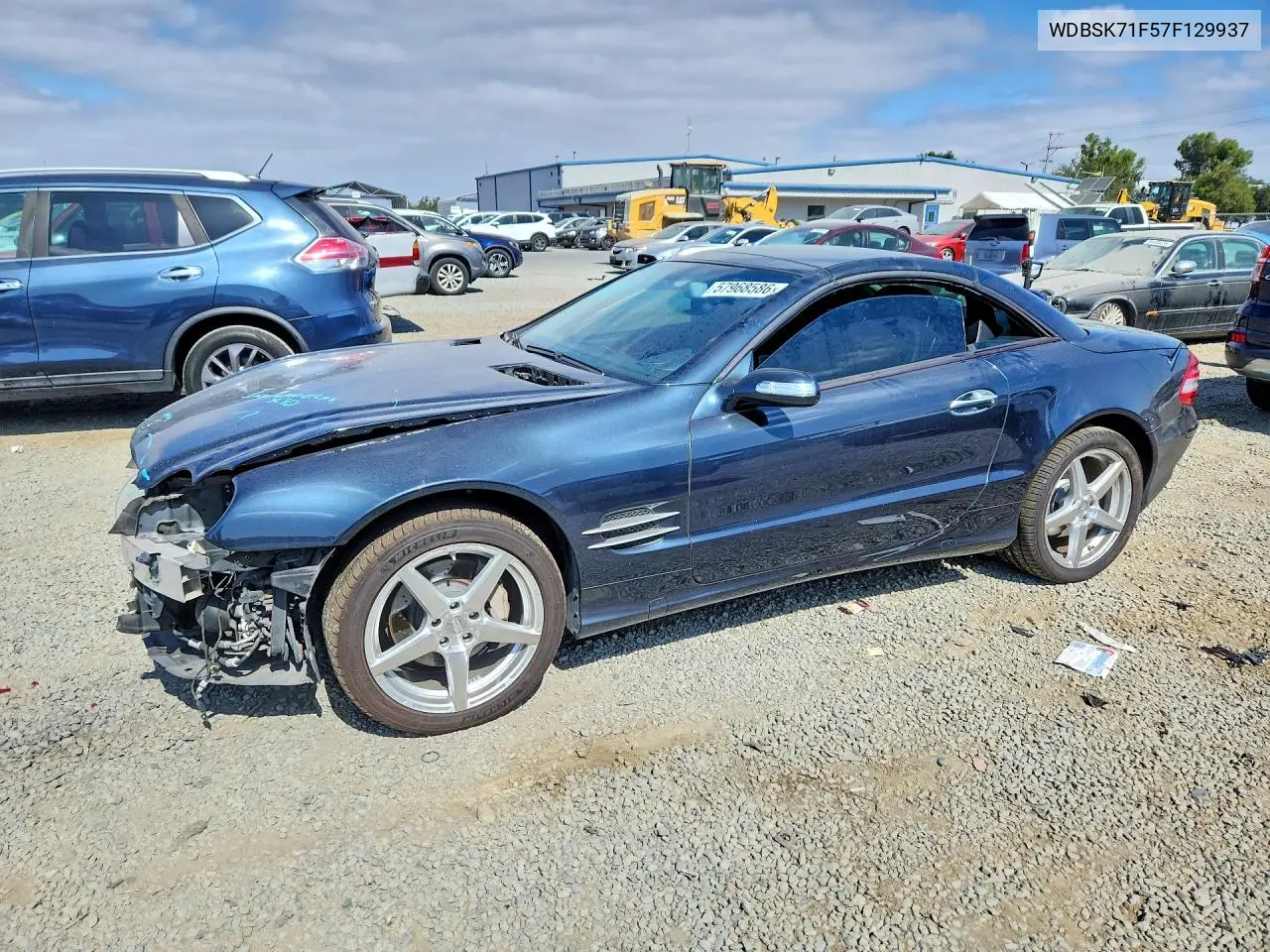 2007 Mercedes-Benz Sl 550 VIN: WDBSK71F57F129937 Lot: 57968586