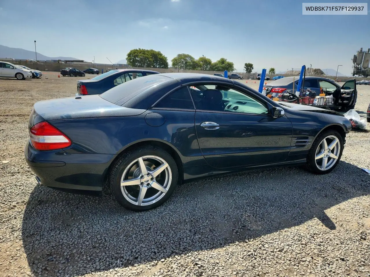 2007 Mercedes-Benz Sl 550 VIN: WDBSK71F57F129937 Lot: 57968586