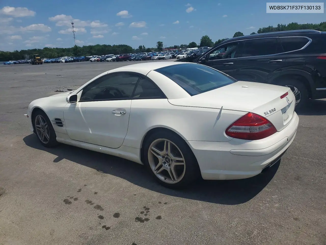 2007 Mercedes-Benz Sl 550 VIN: WDBSK71F37F130133 Lot: 58530296