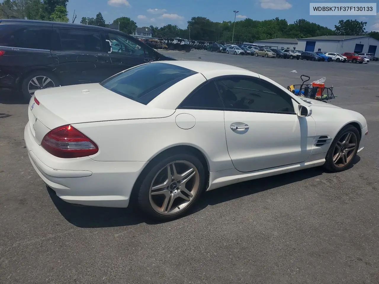 2007 Mercedes-Benz Sl 550 VIN: WDBSK71F37F130133 Lot: 58530296