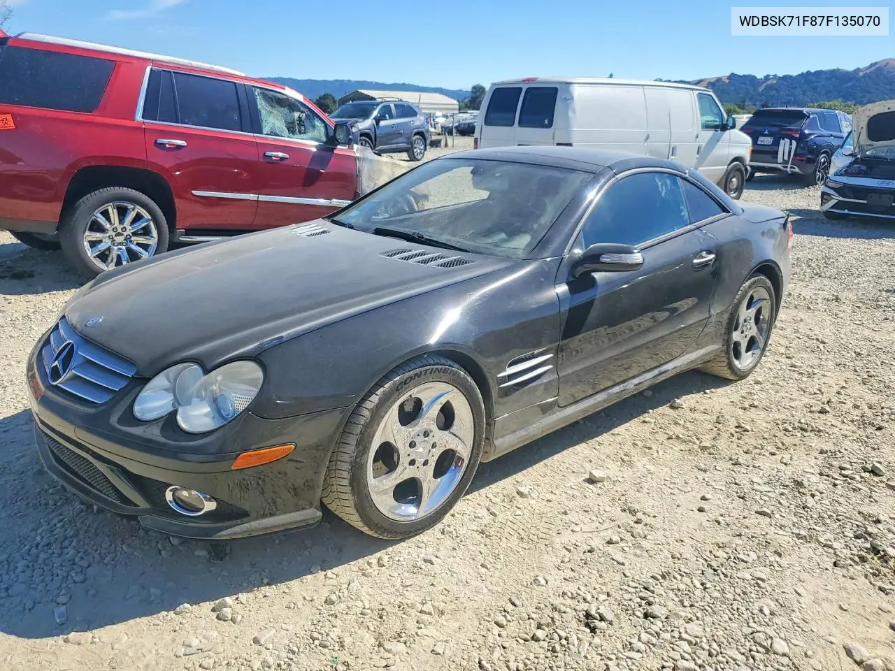 2007 Mercedes-Benz Sl 550 VIN: WDBSK71F87F135070 Lot: 60030536
