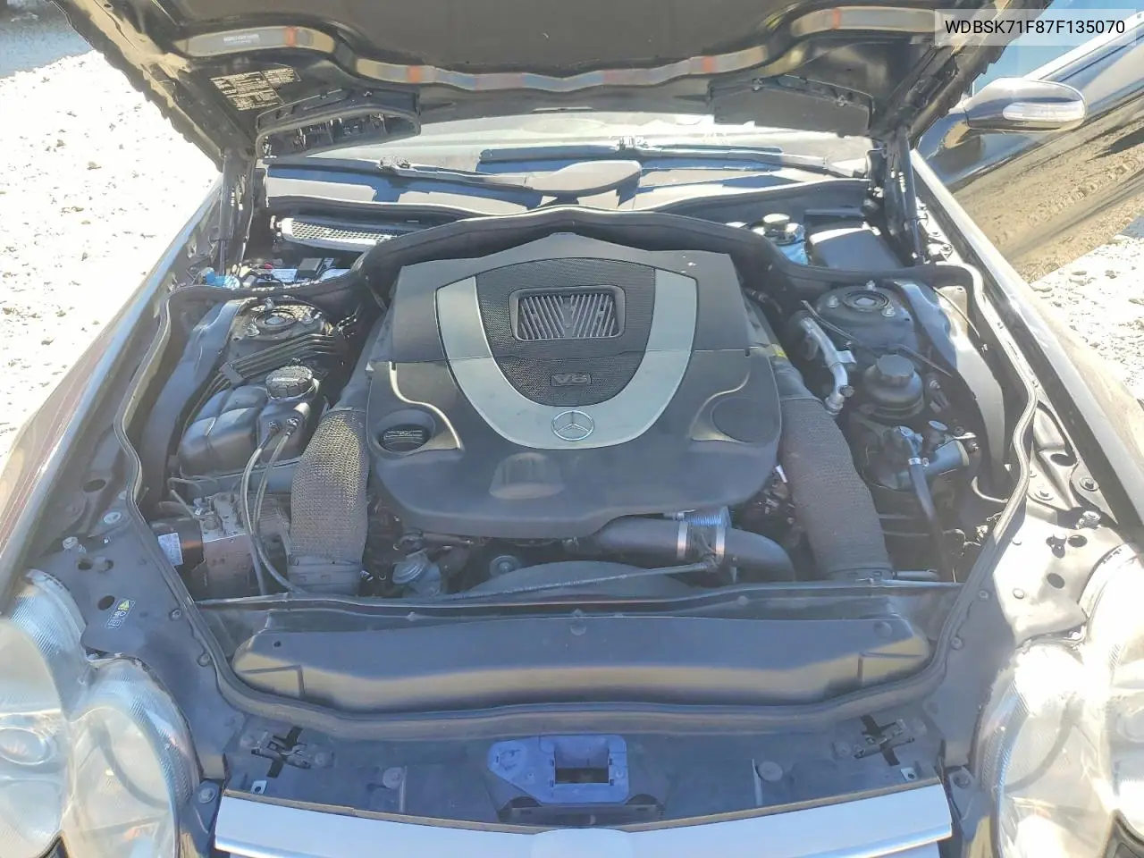 2007 Mercedes-Benz Sl 550 VIN: WDBSK71F87F135070 Lot: 60030536