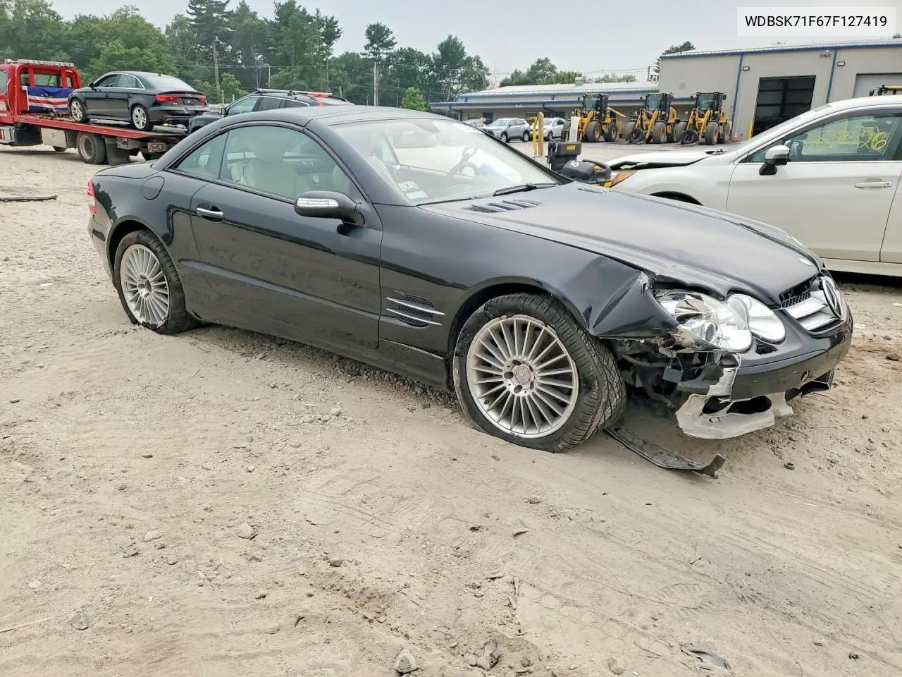 2007 Merz Sl 550 VIN: WDBSK71F67F127419 Lot: 61447246