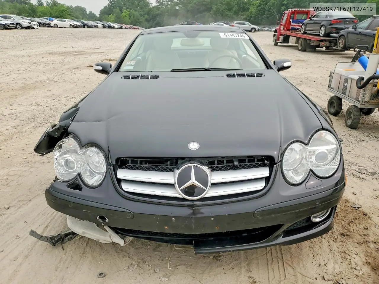 2007 Merz Sl 550 VIN: WDBSK71F67F127419 Lot: 61447246