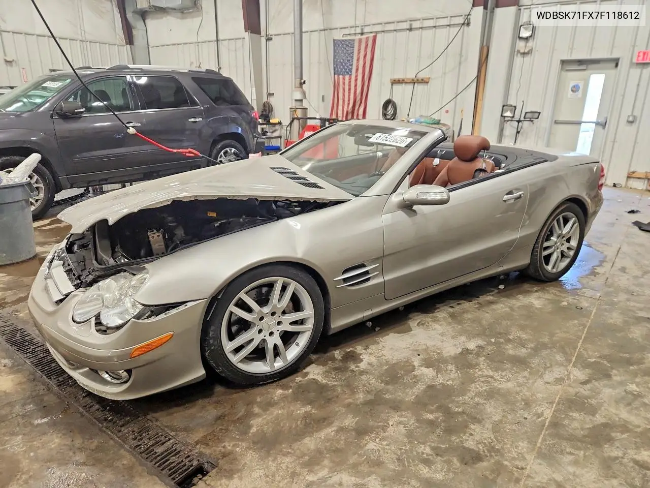 2007 Mercedes-Benz Sl 550 VIN: WDBSK71FX7F118612 Lot: 61522626