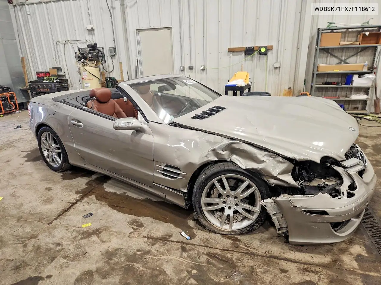 2007 Mercedes-Benz Sl 550 VIN: WDBSK71FX7F118612 Lot: 61522626
