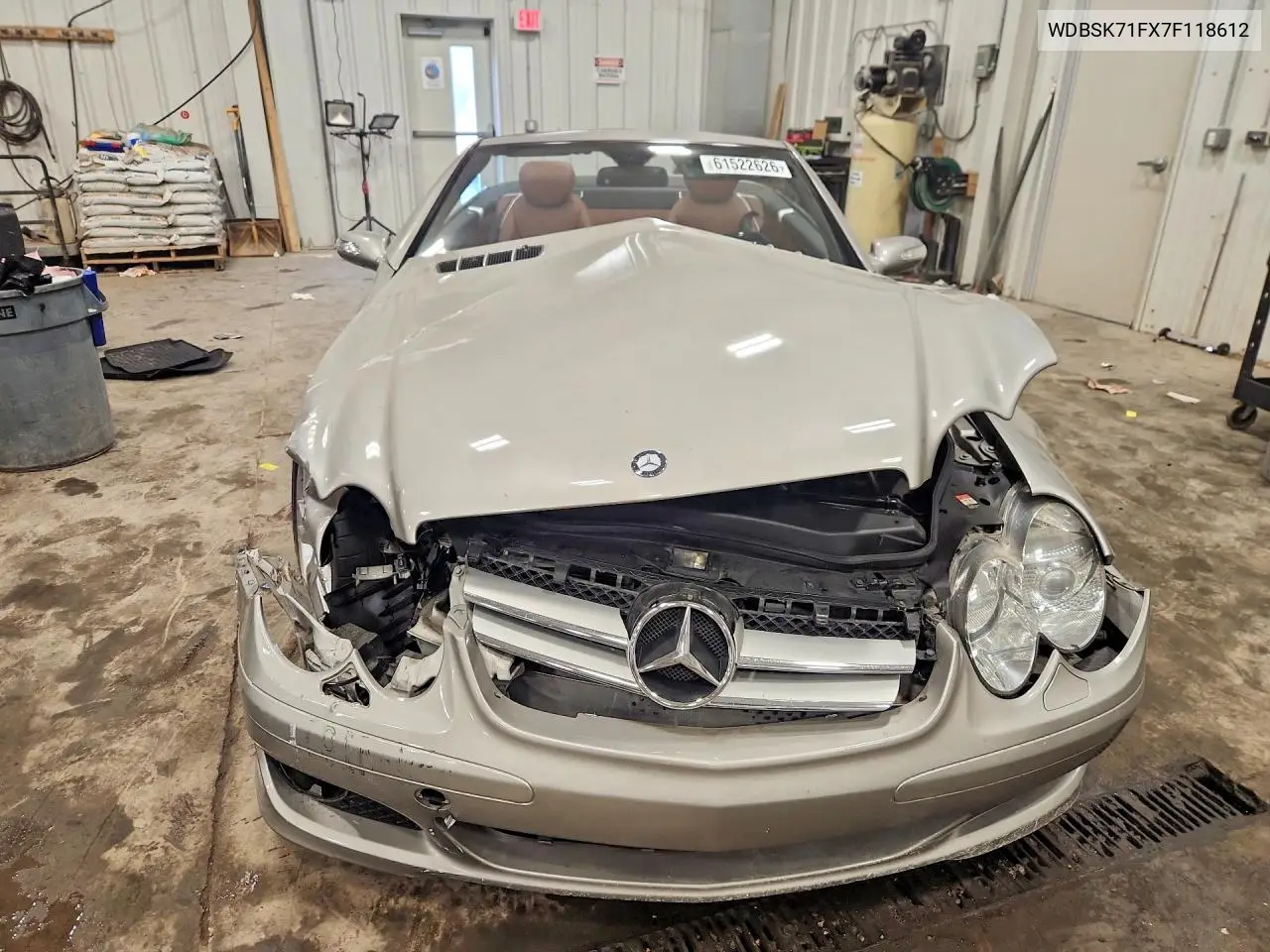 2007 Mercedes-Benz Sl 550 VIN: WDBSK71FX7F118612 Lot: 61522626