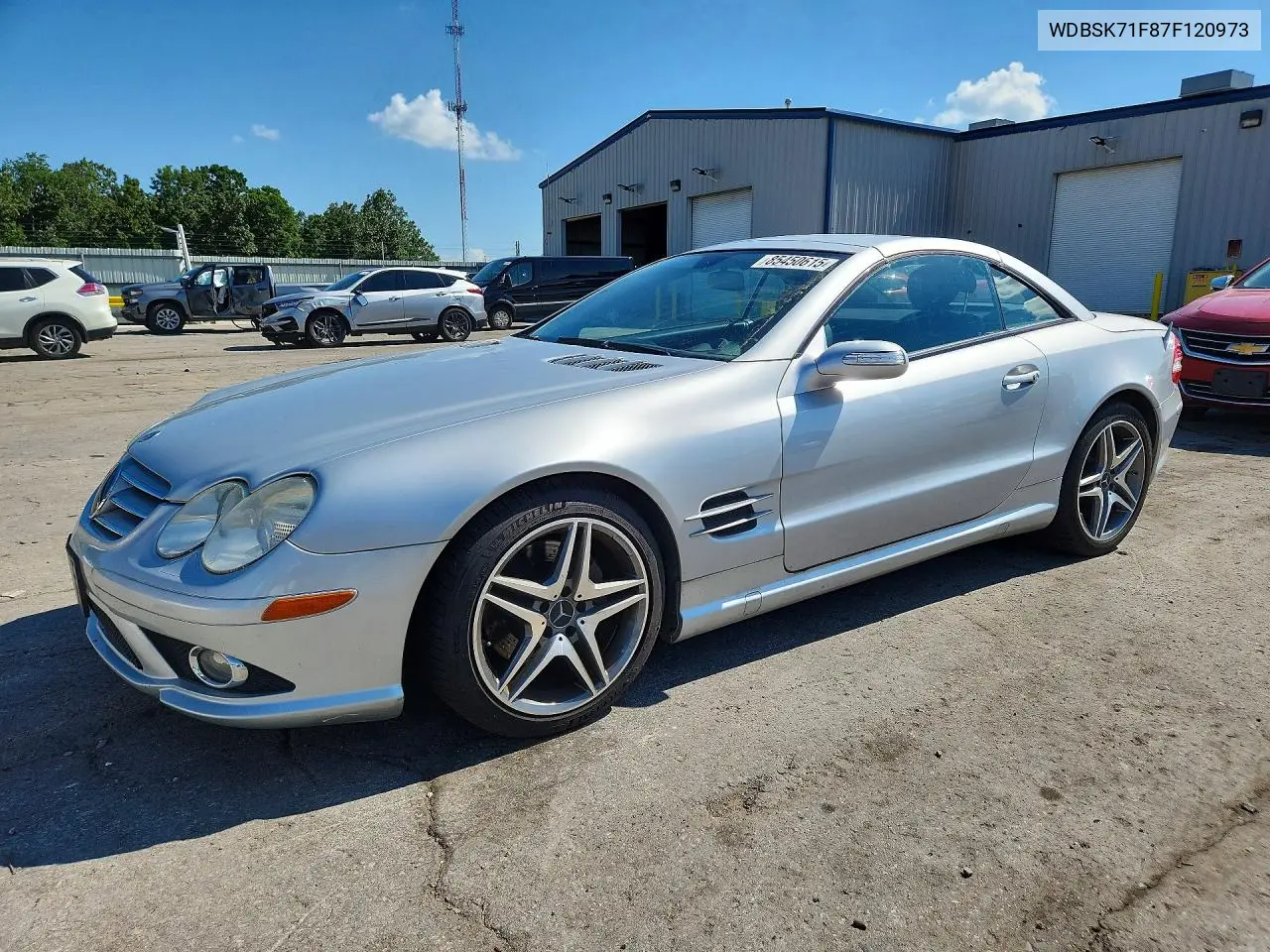 2007 Mercedes-Benz Sl 550 VIN: WDBSK71F87F120973 Lot: 85450615