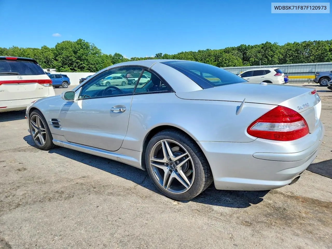 2007 Mercedes-Benz Sl 550 VIN: WDBSK71F87F120973 Lot: 85450615