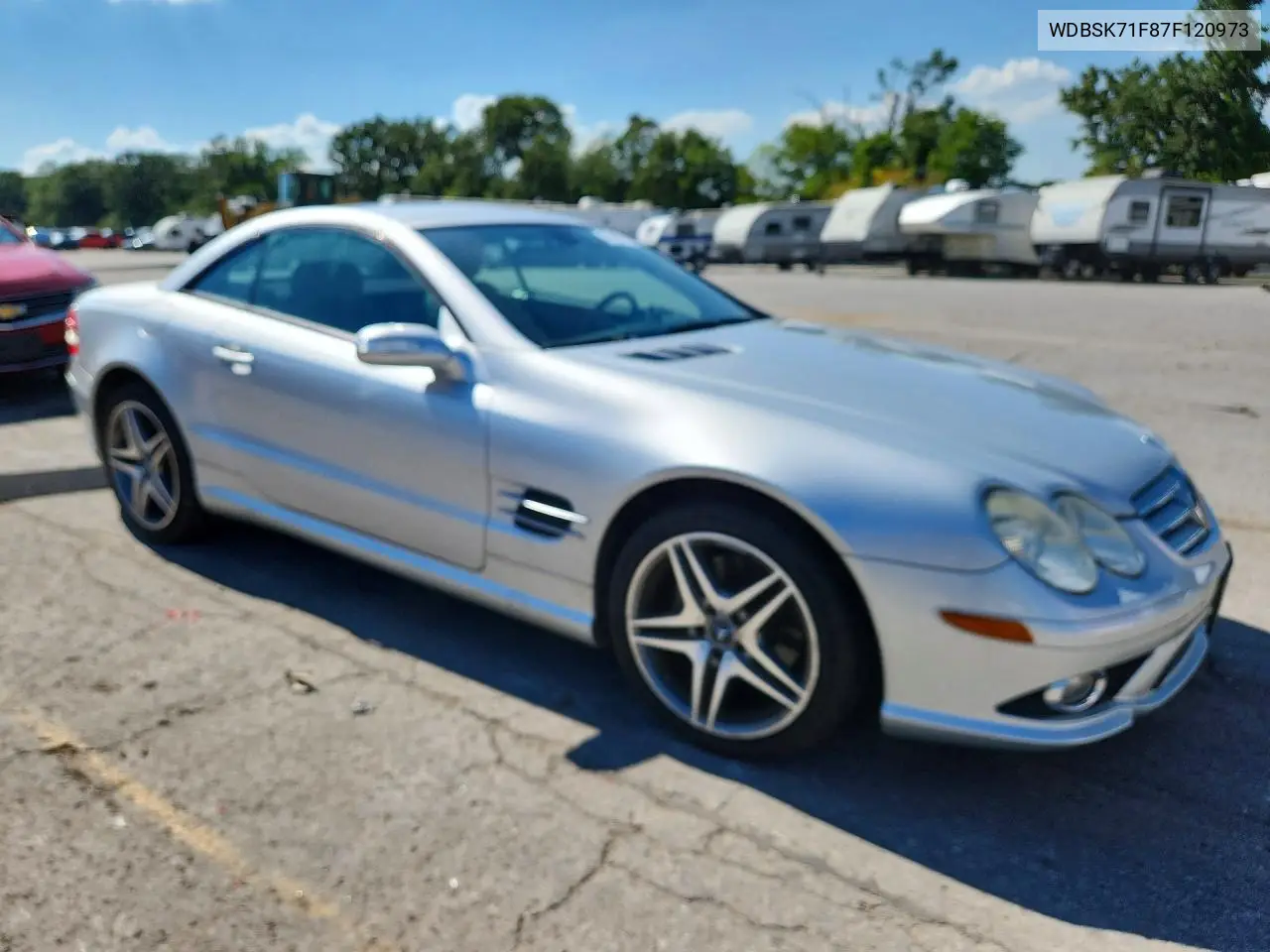2007 Mercedes-Benz Sl 550 VIN: WDBSK71F87F120973 Lot: 85450615