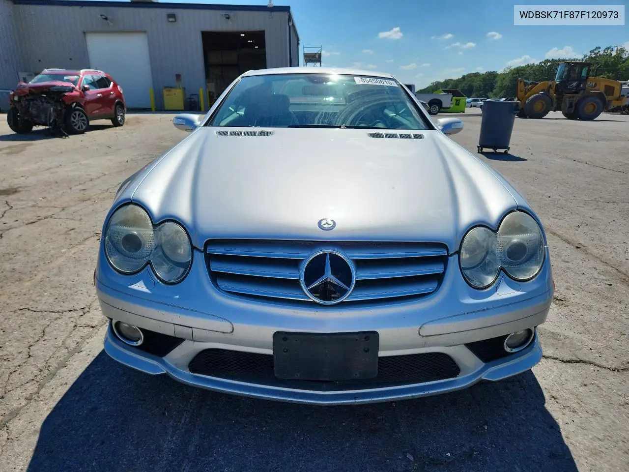 2007 Mercedes-Benz Sl 550 VIN: WDBSK71F87F120973 Lot: 85450615