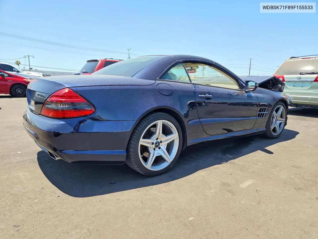 2009 Mercedes-Benz Sl 550 VIN: WDBSK71F89F155533 Lot: 52267296