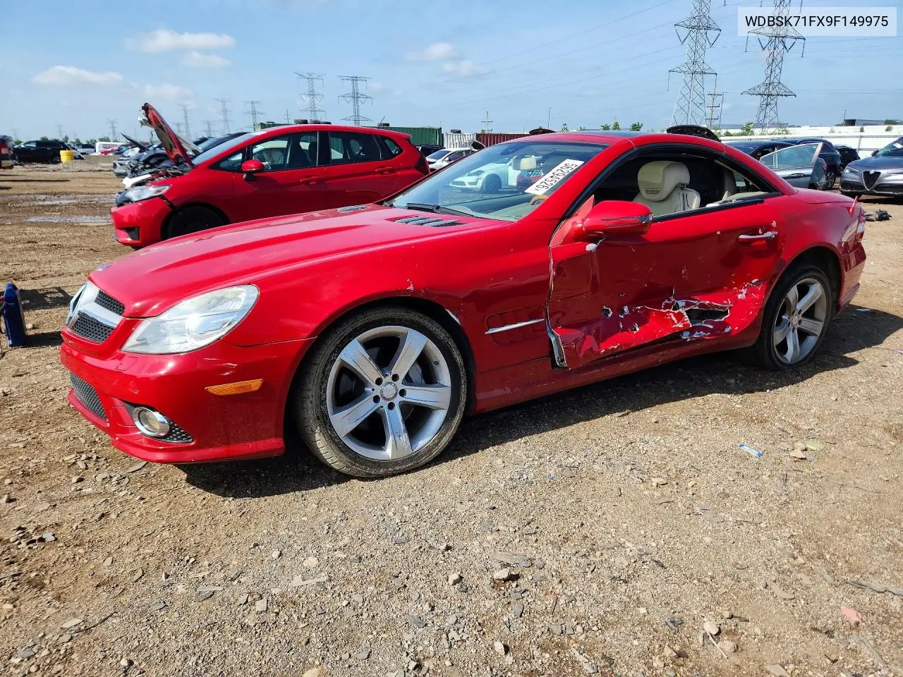 2009 Mercedes-Benz Sl 550 VIN: WDBSK71FX9F149975 Lot: 56294526