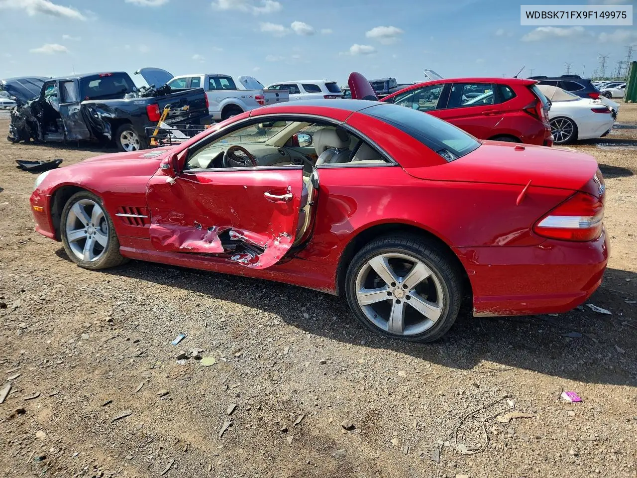 2009 Mercedes-Benz Sl 550 VIN: WDBSK71FX9F149975 Lot: 56294526