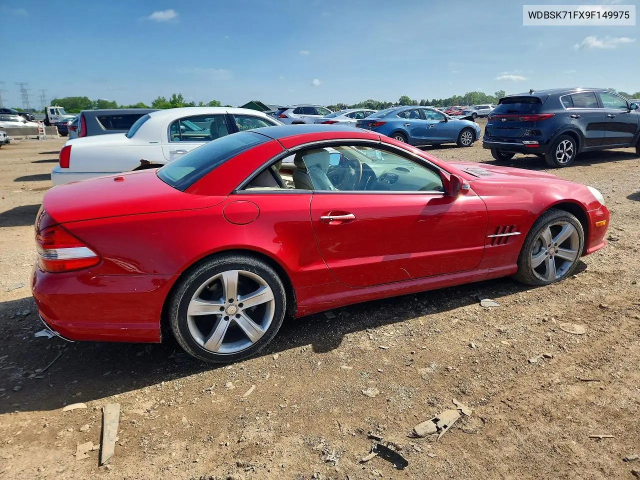 2009 Mercedes-Benz Sl 550 VIN: WDBSK71FX9F149975 Lot: 56294526