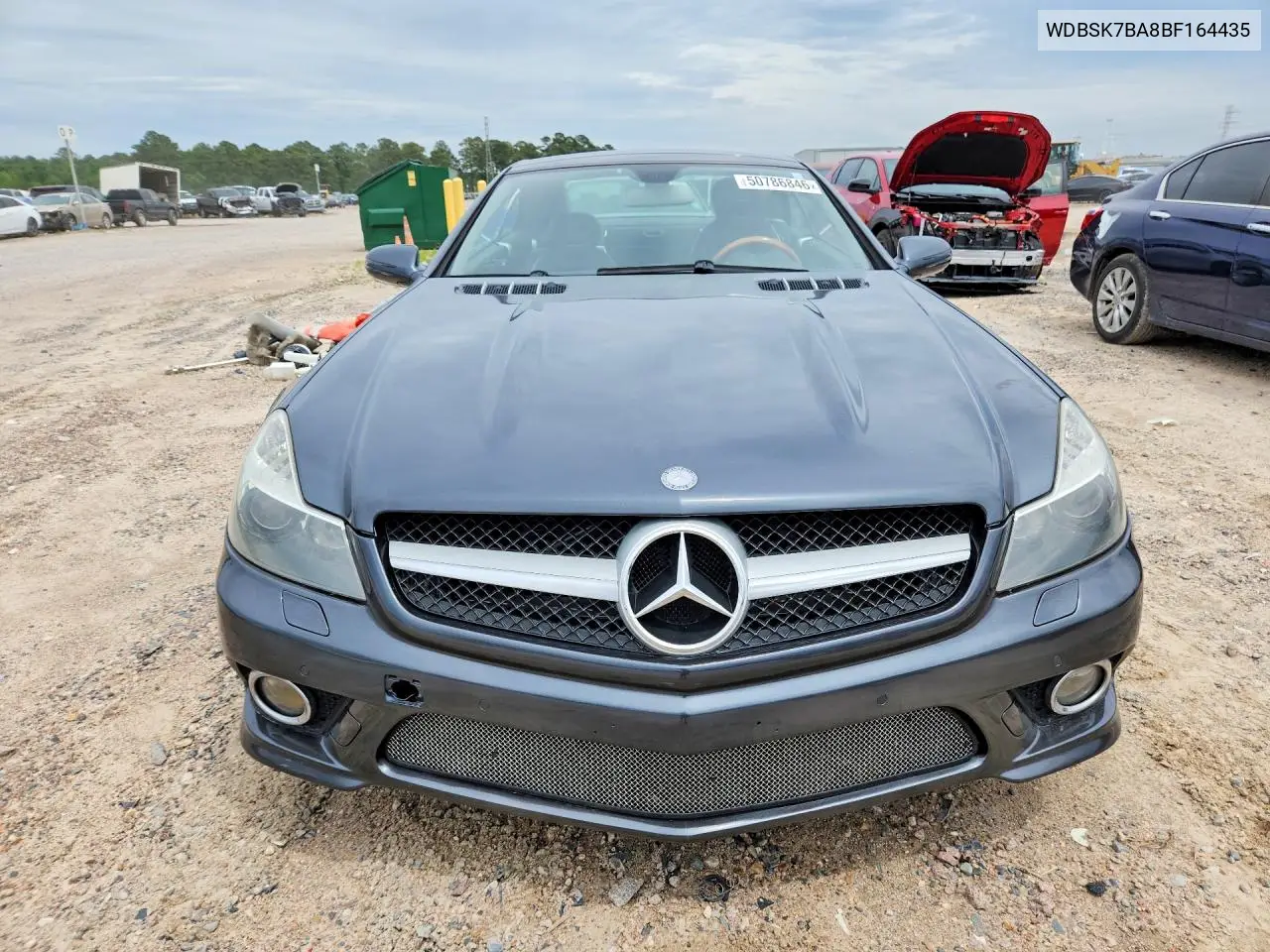 2011 Mercedes-Benz Sl 550 VIN: WDBSK7BA8BF164435 Lot: 50786846