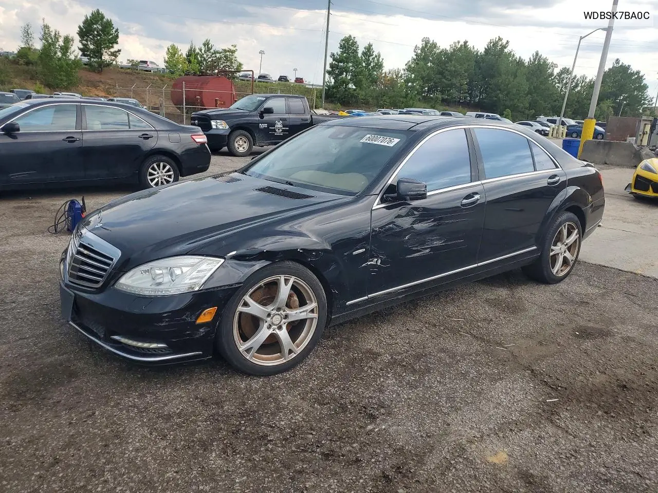2012 Mercedes-Benz Sl 550 VIN: WDDNG7DB6CA471046 Lot: 60007076