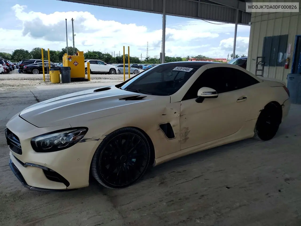 2013 Mercedes-Benz Sl 550 VIN: WDDJK7DA0DF000826 Lot: 50351046