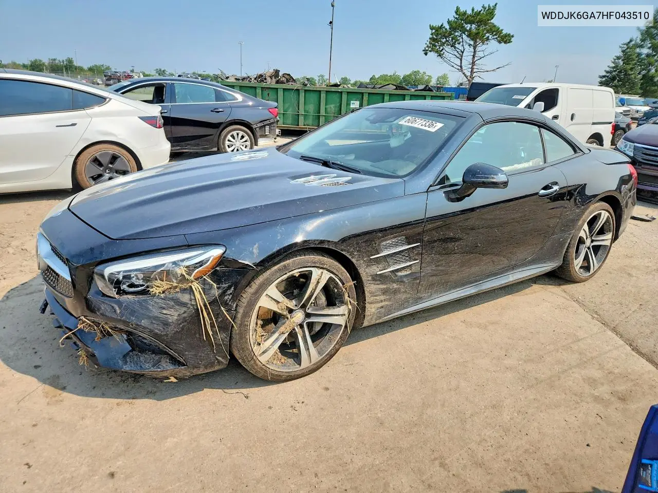 2017 Mercedes-Benz Sl 450 VIN: WDDJK6GA7HF043510 Lot: 60677336