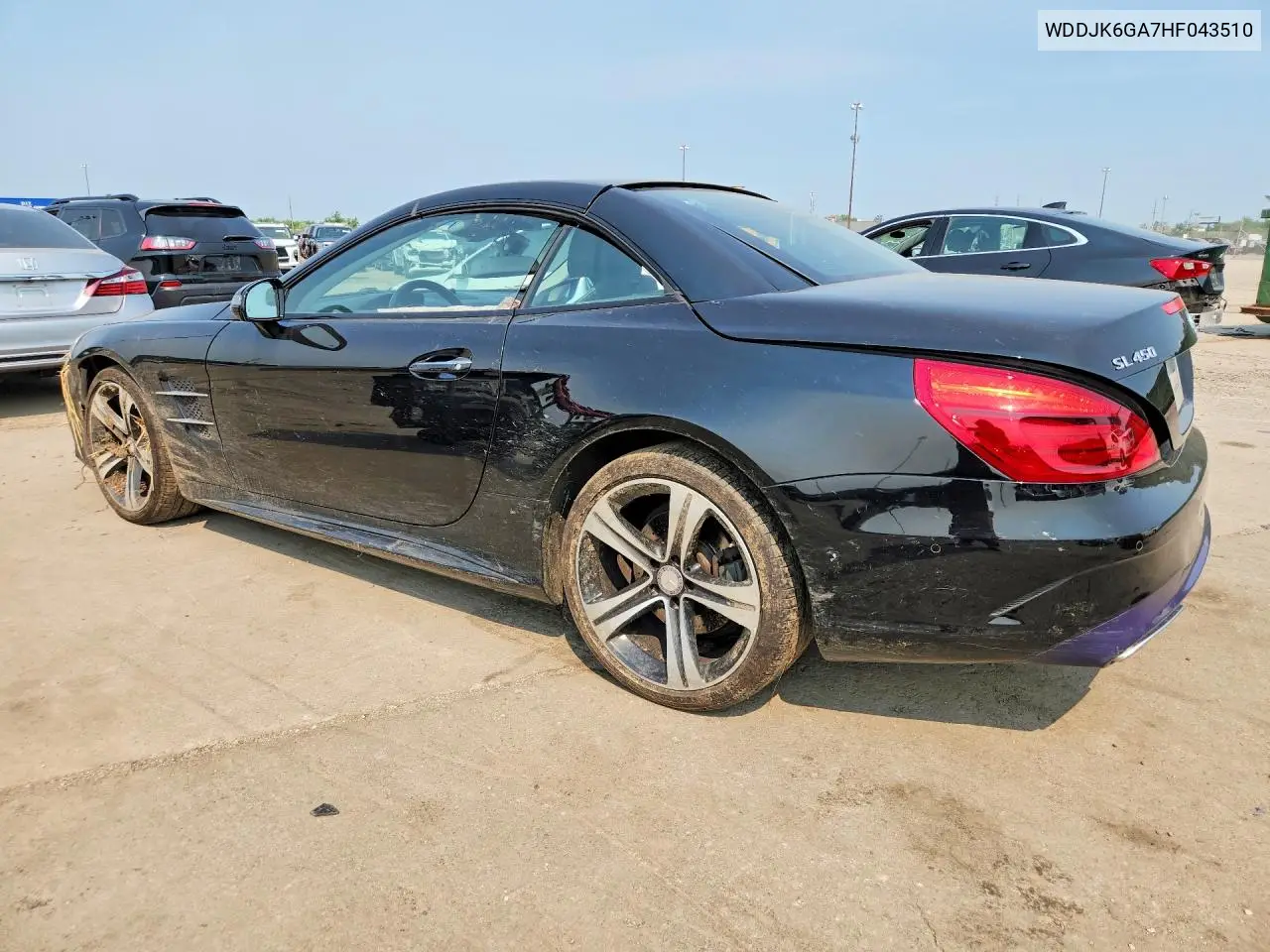 2017 Mercedes-Benz Sl 450 VIN: WDDJK6GA7HF043510 Lot: 60677336