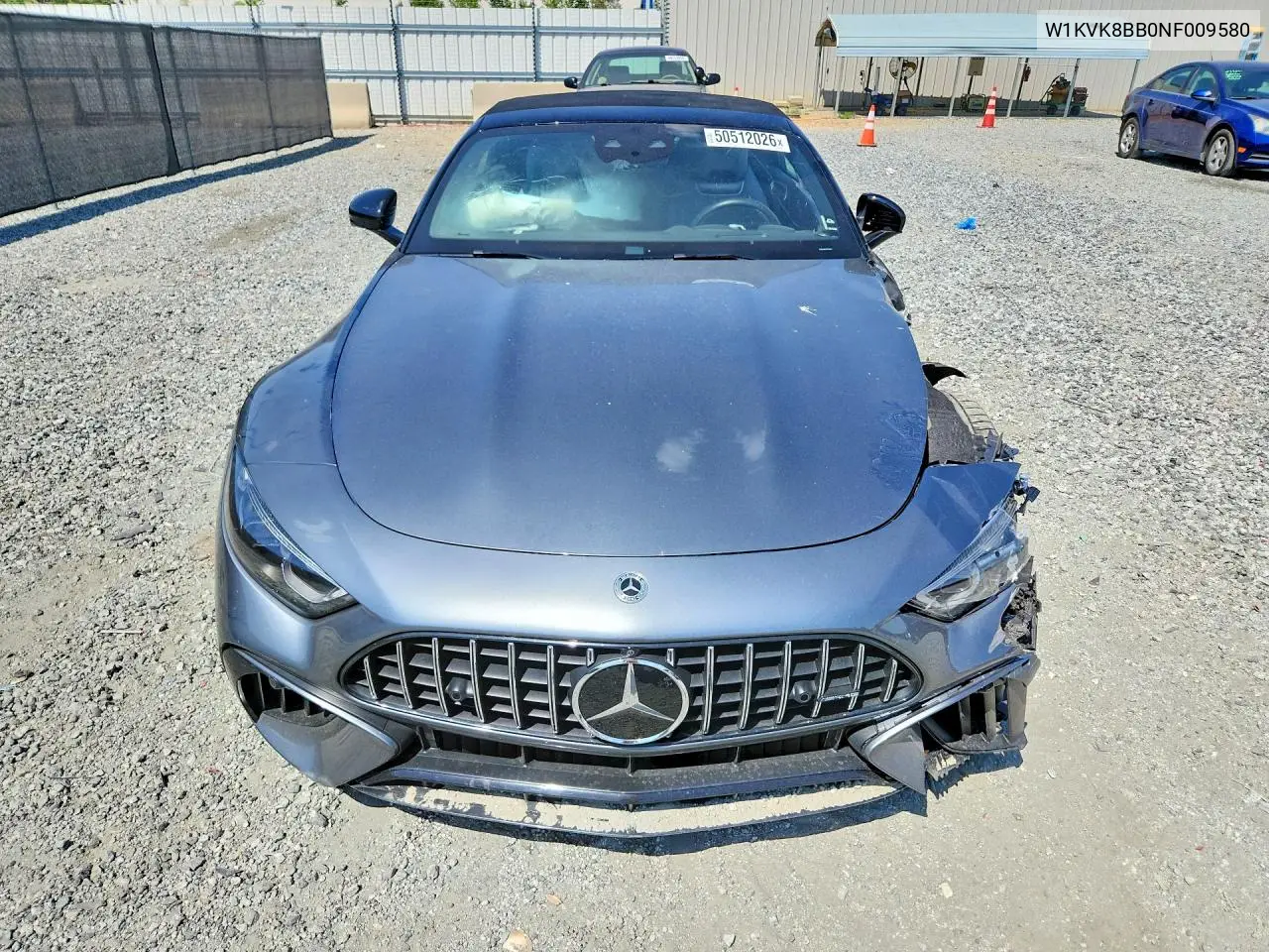 2022 Mercedes-Benz Sl 63 Amg VIN: W1KVK8BB0NF009580 Lot: 50512026