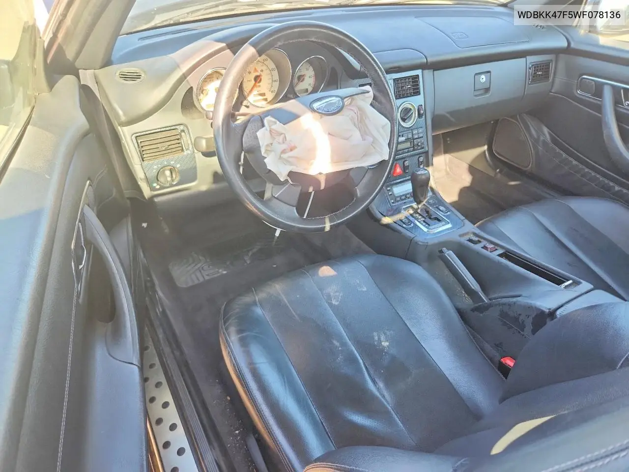 1998 Mercedes-Benz Slk 230 Kompressor VIN: WDBKK47F5WF078136 Lot: 52577506