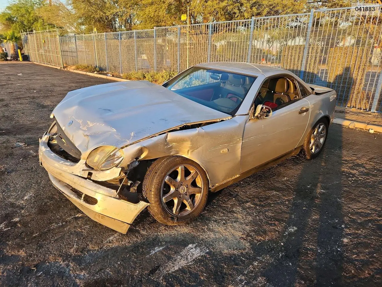 1998 Mercedes-Benz Slk 230 Kompressor VIN: WDBKK47F0WF041883 Lot: 53876236