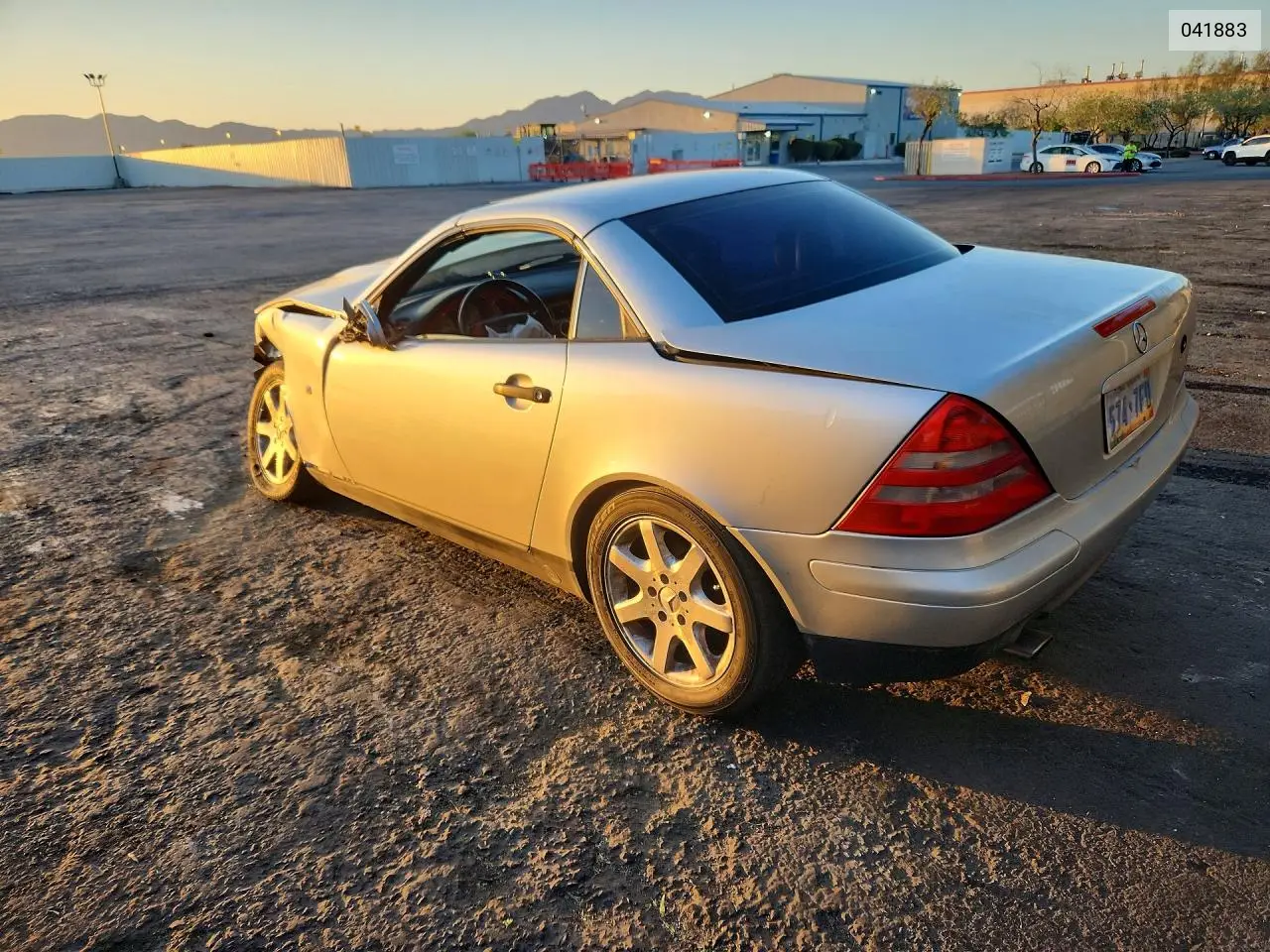1998 Mercedes-Benz Slk 230 Kompressor VIN: WDBKK47F0WF041883 Lot: 53876236